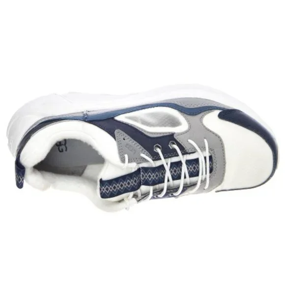 Mens Miwo Trainer Mono Dark / Sapphire Low Shoes - Picture 5 of 6